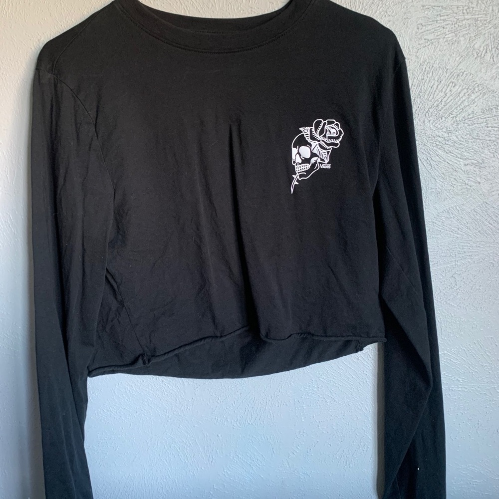 Vans long sleeve crop top